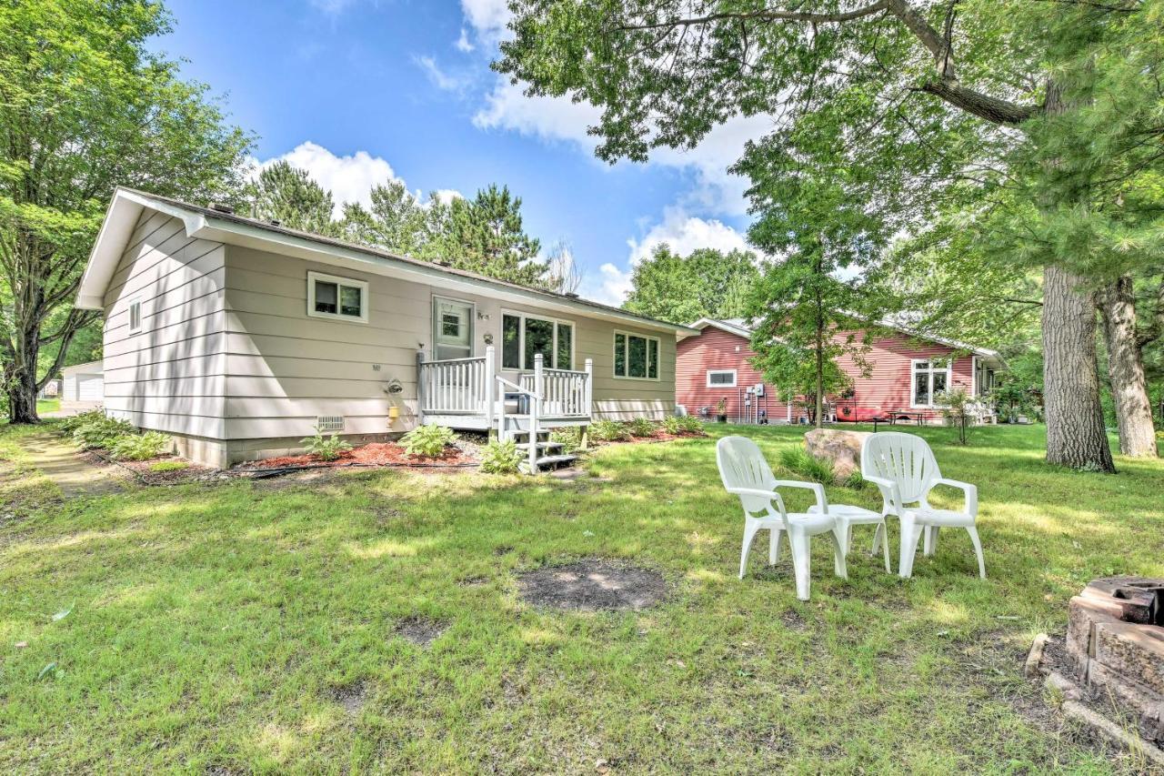 Fishermens Paradise With Fire Pit On Rice Lake! Exterior photo